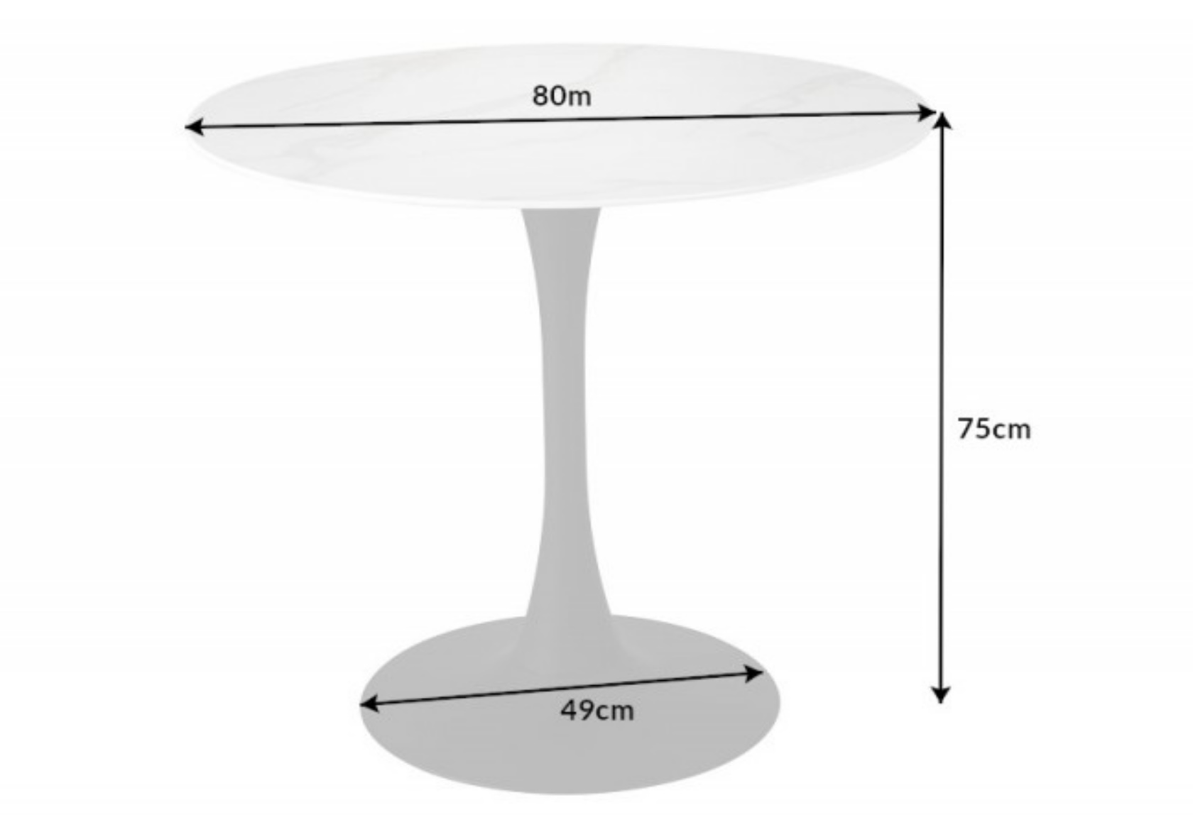 okrągły stół biały, stół w stylu skandynawskim, rozkładany okrągły stół